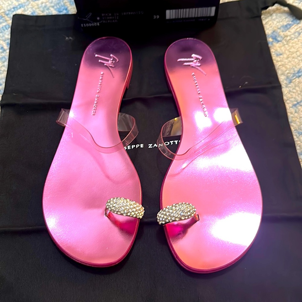 Giuseppe Zanotti flat sandals size 39